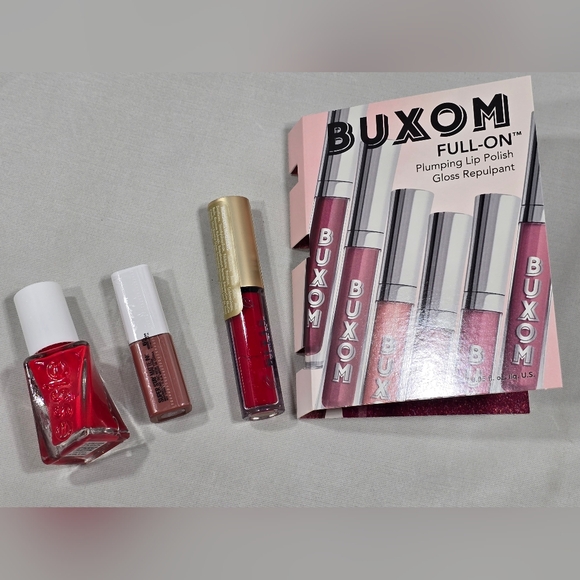 NEW! ESTEE LAUDER Blue Flower Printed  Cosmetic Makeup Bag, 2 Side Look, SAMPLES - Picture 13 of 16